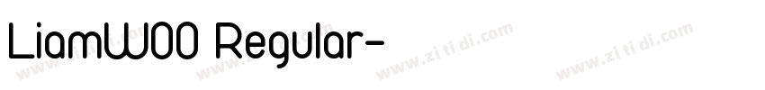 LiamW00 Regular字体转换